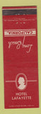 Matchbook Cover - Hotel Lafayette Long Beach CA