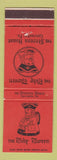 Matchbook Cover - The Stevens House Toby Tavern Lancaster PA