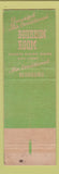 Matchbook Cover - Hotel Vendome Evansville IN