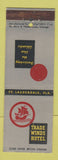 Matchbook Cover - Trade Winds Hotel Fort Lauderdale FL