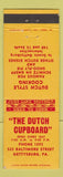 Matchbook Cover - The Dutch Cupboard Gettysburg PA