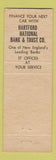 Matchbook Cover - Hartford National Bank and Trust CT