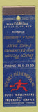 Matchbook Cover - Hourly Messengers Inc Philadelphia PA