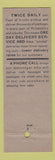 Matchbook Cover - Hourly Messengers Inc Philadelphia PA