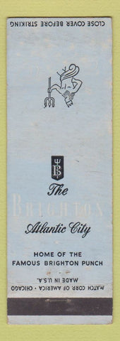 Matchbook Cover - The Brighton Atlantic City NJ
