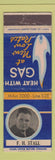 Matchbook Cover - FH Stall Gas propane WEAR