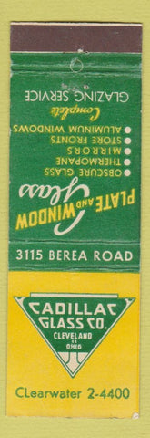 Matchbook Cover - Cadillac Glass Cleveland OH