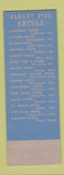 Matchbook Cover - Miami Hotel Dayton OH Albert Pick