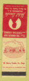 Matchbook Cover - Hotel Lincoln Wildwood NJ