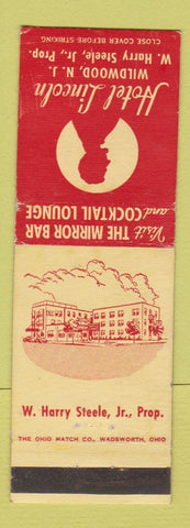 Matchbook Cover - Hotel Lincoln Wildwood NJ