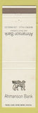 Matchbook Cover - Ahmanson Bank Beverly Hills Los Angeles CA griffin
