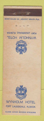 Matchbook Cover - Wynholm Hotel Fort Lauderdale FL WEAR