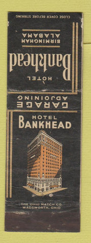 Matchbook Cover - Hotel Bankhead Birmingham AL WEAR