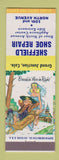 Matchbook Cover - Sheffield Shoe Repair Grand Junction Colorado hillbilly