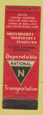 Matchbook Cover - National Carloading Corp WEAR