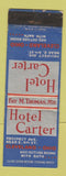 Matchbook Cover - Hotel Carter Cleveland OH WEAR