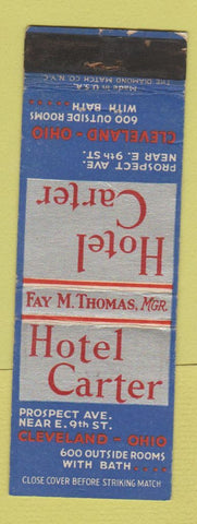 Matchbook Cover - Hotel Carter Cleveland OH WEAR