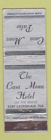 Matchbook Cover - Casa Mona Hotel Fort Lauderdale FL WEAR