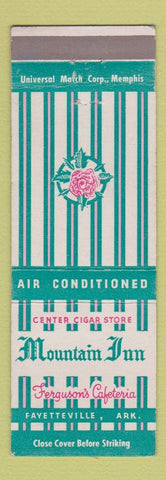 Matchbook Cover - Mountain Inn Ferguson's Cafeteria Fayetteville AR