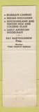 Matchbook Cover - Orange Top Gift Shoppe York PA WEAR