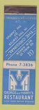 Matchbook Cover - Geoge and Harry's Restaurant New Haven CT