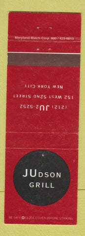 Matchbook Cover - Judson Grill New York City