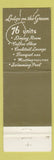 Matchbook Cover - Lodge on the Green Motel Painted Post NY