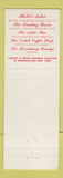 Matchbook Cover - Hotel Astor New York City