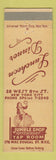 Matchbook Cover - Jumble Shop Restaurant Tap Room New York City