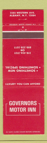 Matchbook Cover - Governors Motor Inn Albany NY