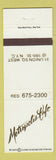 Matchbook Cover - Metropolis Cafe New York City