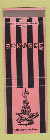 Matchbook Cover - Barogue Restaurant New York City