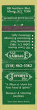 Matchbook Cover - Jeremy's Inn Albany NY WEAR