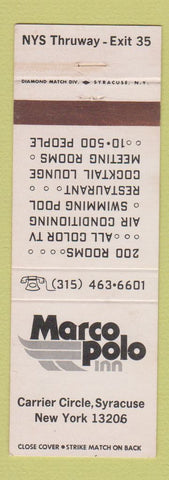 Matchbook Cover - Marco Polo Inn New York City