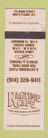Matchbook Cover - Ragtime Cafe White Plains NY WEAR