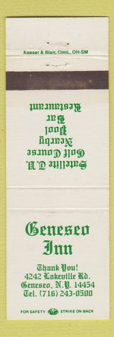 Matchbook Cover - Geneseo Inn NY