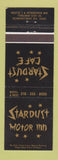 Matchbook Cover - Stardust Motor Inn Schenectady NY
