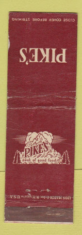 Matchbook Cover - Pike's Restaurant Chicago? WEAR