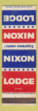 Matchbook Cover - Richard Nixon For President Lodge WEAR