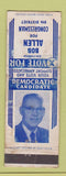 Matchbook Cover - Bob Allen for Congress  WORN