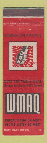 Matchbook Cover - WMAQ Radio Chicago IL