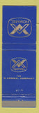 Matchbook Cover - Hommel Ceramic Supply Carnegie PA La Mirada CA