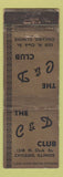 Matchbook Cover - C&D Club Chicago IL ARROW WORN
