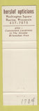 Matchbook Cover - Herslof Opticians Racine WI