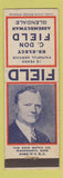 Matchbook Cover - C Don Field Assemblyman Election Glendale CA?