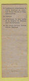 Matchbook Cover - Jim Norton For Congress Election WORN TX