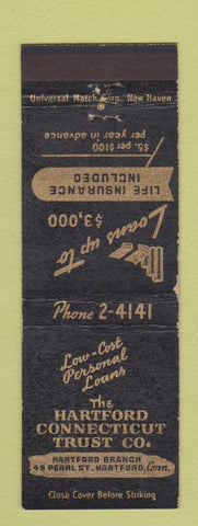 Matchbook Cover - Hartford Connecticut Trust CT
