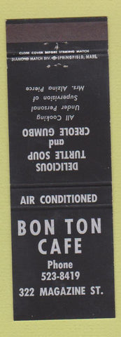 Matchbook Cover - Bon Ton Cafe
