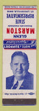 Matchbook Cover - Glenn Marston State Rep Election St Louisville OH WEAR
