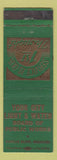 Matchbook Cover - Light and Water Board of Public Works Poplar Bluff MO